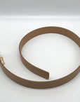 Salvatore Ferragamo Women's Beige Leather Gancini Belt