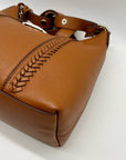 Brighton Brown Pebbled Leather Shoulder Bag