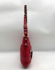 Gucci Red Leather Capri Ranch Kid Shoulder Bag
