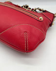 Gucci Red Leather Capri Ranch Kid Shoulder Bag