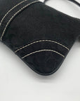 Coach Black Canvas Vintage Wristlet