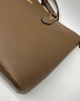 Coach Brown Leather Gallery Tote Bag CV402