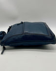 The Sak Blue Leather Crossbody Bag