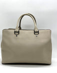 Michael Kors Gray Saffiano Leather Savannah Satchel Bag