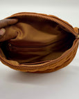 MMS Brands Brown Fabric Waist Bag