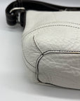 Coach White Vintage Leather Soho Pebbled Hobo Shoulder Bag