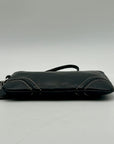 Coach Vintage Black Leatherware Small Zip Wristlet