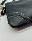 Coach Vintage Black Leatherware Small Zip Wristlet