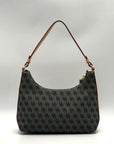Dooney & Bourke Grey Signature Canvas Hobo Shoulder Bag