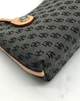 Dooney & Bourke Grey Signature Canvas Hobo Shoulder Bag