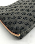 Dooney & Bourke Grey Signature Canvas Hobo Shoulder Bag
