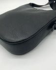 Kate Spade Black Pebbled Leather Leila North South Crossbody Bag