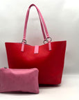 Sydney Love Reversible Red Vegan Leather Tote Bag