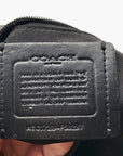 Coach Brown Signature Coated Canvas File Crossbody Bag