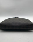 Coach Brown Signature Coated Canvas File Crossbody Bag