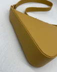 MMS Brown Leather Shoulder Bag