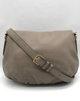 Marc Jacobs Gray Leather Classic Q Natasha Crossbody Bag
