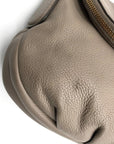 Marc Jacobs Gray Leather Classic Q Natasha Crossbody Bag