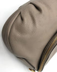 Marc Jacobs Gray Leather Classic Q Natasha Crossbody Bag