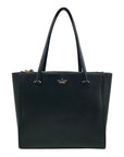 Kate Spade Black Leather Kona Patterson Drive Tote Bag