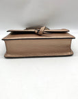 Kate Spade Rose Gold Pebbled Leather Knott Flap Crossbody Bag