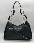I.N.C. International Concepts Black Nattah Chain Convertible Shoulder Bag