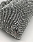 I.N.C International Concepts Silver Mesh Scrunch Shoulder Bag