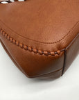 Style & Co Tortoise Shell Whip-Stitch Soft 4-Poster Tote