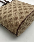 Dooney & Bourke Beige Signature Canvas Tote Bag