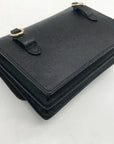 Coach Black Pebbled Leather Convertible Crossbody Bag-6959