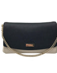 Kate Spade Black and Cream Saffiano Leather Laurel Way Greer Crossbody Bag