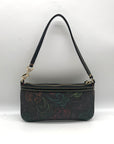 Dooney & Bourke Black Coated Canvas Disney Chef Mickey Cuisine Wristlet