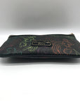 Dooney & Bourke Black Coated Canvas Disney Chef Mickey Cuisine Wristlet