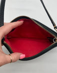 Dooney & Bourke Black Coated Canvas Disney Chef Mickey Cuisine Wristlet