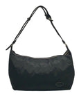 Mulberry Black Nylon Crossbody Messenger Bag 010090C