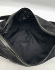 Mulberry Black Nylon Crossbody Messenger Bag 010090C