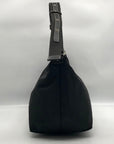 Mulberry Black Nylon Crossbody Messenger Bag 010090C