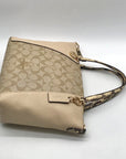Coach Tan Kacey Leather Satchel Bag C7261