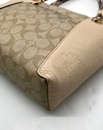Coach Tan Kacey Leather Satchel Bag C7261