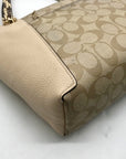 Coach Tan Kacey Leather Satchel Bag C7261