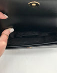 Michael Kors Black Leather Small Mila Sling Messenger Bag