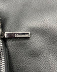 Hammit Black Leather Daniel Convertible Tote Bag