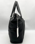Hammit Black Leather Daniel Convertible Tote Bag