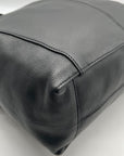 Hammit Black Leather Daniel Convertible Tote Bag