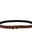 Ferragamo Black Leather Belt