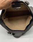The Real Mccoy Gray Pebbled Leather Tote Bag