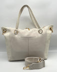 Hammitt Daniel Calla Lily Croc Embossed Leather Tote Bag