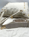 Hammitt Daniel Calla Lily Croc Embossed Leather Tote Bag