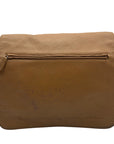 Fossil Brown Leather Multi-Pocket Work Shoulder Bag