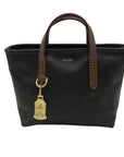 Fount Brown Leather Tote Bag